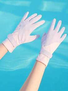 Găng tay đi xe đạp chống nắng - Nhiều màu - Xem 3