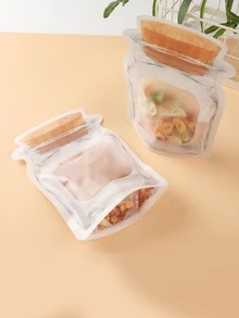 5pcs Bottle Design Food Storage Bag - Clear - View 5