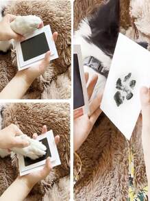 1pc Pet Paw Ink Pad For Dog For Memory - Black - View 5