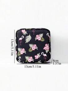 1 túi đựng băng vệ sinh in hình xương rồng - trắng - Xem 4