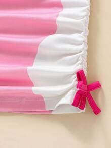 SHEIN Váy chữ A thời trang đơn giản giản dị dành cho cô gái trẻ có cổ tròn cho mùa hè - Nhiều màu - Xem 6