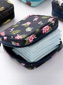 1 túi đựng băng vệ sinh in hình xương rồng - trắng - Xem 6