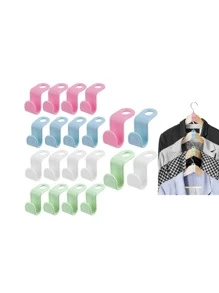 20 đầu nối móc treo quần áo nhiều màu - Nhiều màu - Xem 1