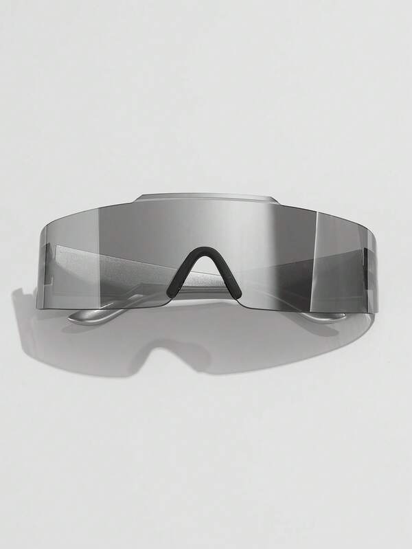 1pc Women's Fashion Wraparound Sunglasses With Uv Protection For