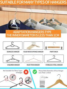 20 đầu nối móc treo quần áo nhiều màu - Nhiều màu - Xem 3