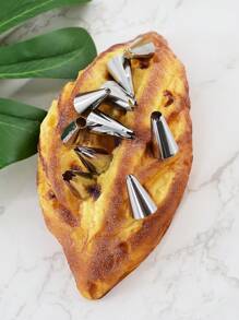 10 Piezas De Boquillas De Repostería, Pequeña Boquilla De Acero Inoxidable En Tono Plata Para Hornear - Plateado - Ver 3