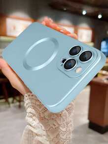 Hadaasi Starry Skin Magnetic Magnifying Glass Protective Phone Case Compatible With Apple 17e/17Pro/17ProMax/17Air/17/16Pro/16ProMax/16Plus/16/15Pro/15ProMax/15Plus/15/14Pro/14ProMax/14Plus/14/13Pro/13ProMax/13/12Pro/12ProMax/12/11ProMax/11/11Pro/XSMax/XR - Blue - View 3