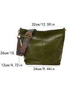 極簡流浪包小可調整肩帶 - 綠色 - 查看 7