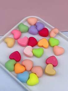 10入組/套心形DIY珠子 - 彩色 - 查看 2