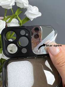 Vỏ điện thoại trang trí trái tim - màu đen - Xem 7