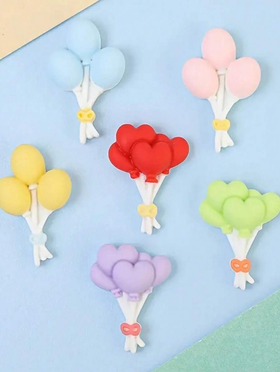 10pcs/set Balloon Design DIY Jewelry Accessory - Multicolor - View 1