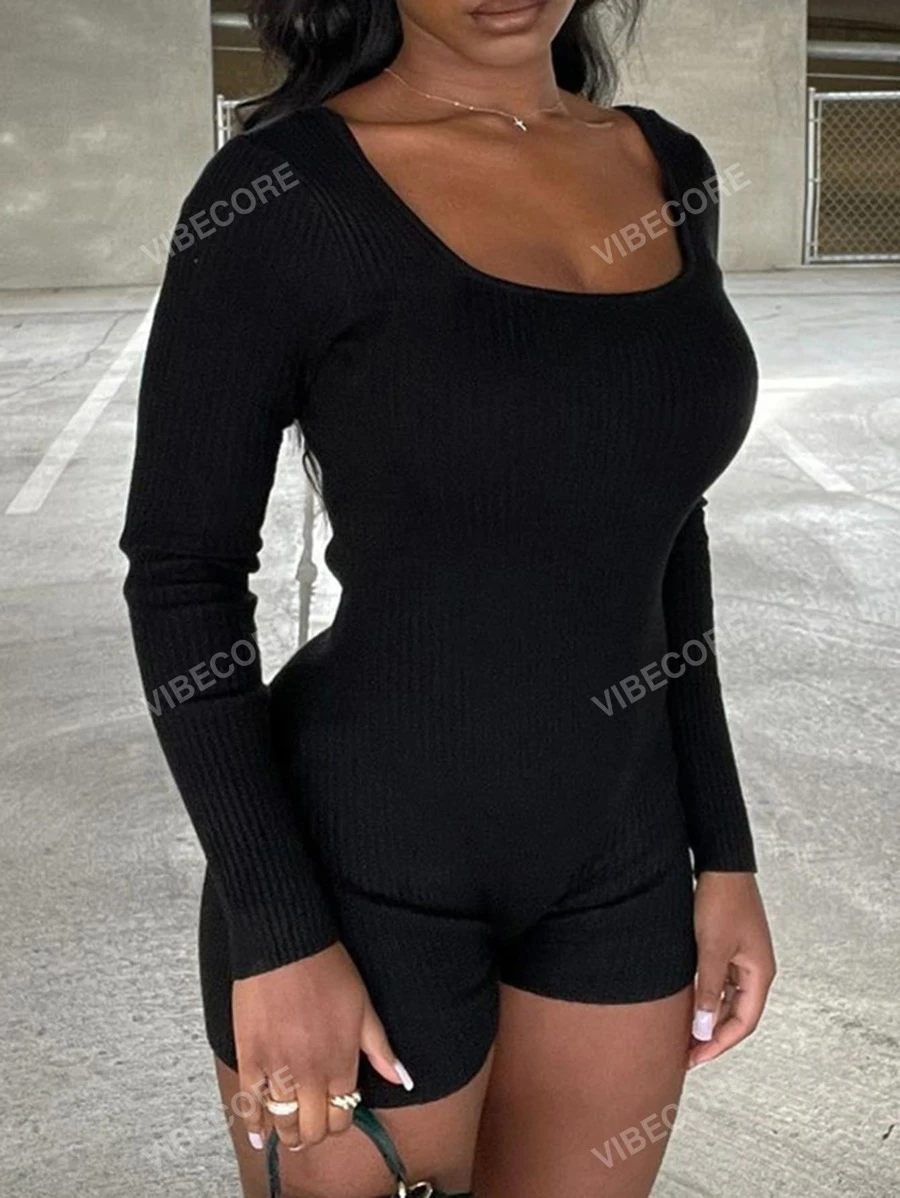 Women Fashion Sexy Long Sleeves Casual Streetwear Sport Daily Spring Summer Romper