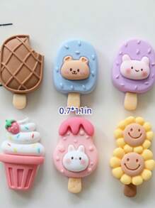 10入組/套冰棒設計DIY首飾配件 - 彩色 - 查看 1