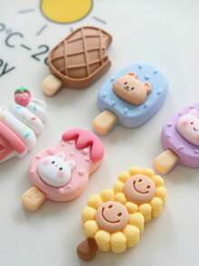 10入組/套冰棒設計DIY首飾配件 - 彩色 - 查看 6