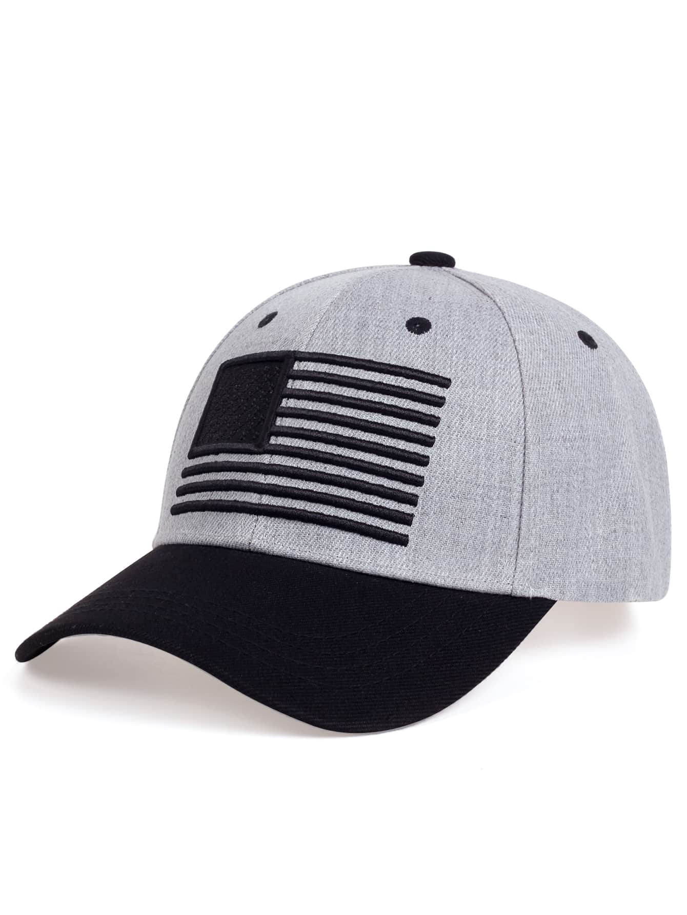 1pc Men Flag Embroidered Adjustable Fashionable Baseball Cap For Daily Life Street - Multicolor - View 1