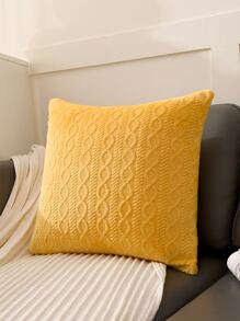 1 Dạ Nỉ Đệm, Hiện Đại Flannelette Trang Trí Vỏ Gối Cho Gia Đình - gừng - Xem 7