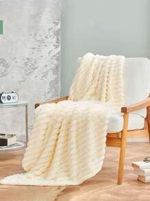 chiếc chăn len sofa màu be - 70x100 Thích hợp cho người lớn và trẻ em, Màu sâm panh nhẹ - Mềm mại, mịn màng, ấm cúng và ấm áp - Tuyệt vời cho giường, ghế dài - Màu be - Xem 2