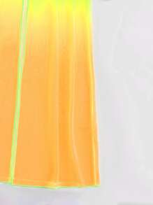 Ombre Mesh Kimono - Multicolor - View 6