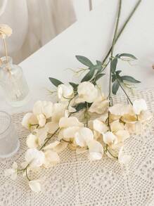 1pc Artificial Flower - Beige - View 7