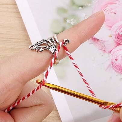 1入組鐵合金剝線器,創意孔雀圓環設計穿針機適用於縫紉