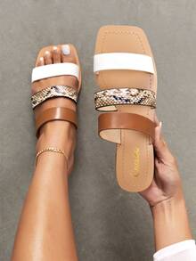 Styleloop 雪地靴涼拖 - 彩色 - 查看 2