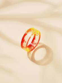 1 nhẫn thời trang ombre rõ ràng cho phụ nữ để trang trí hàng ngày - Nhiều màu - Xem 2