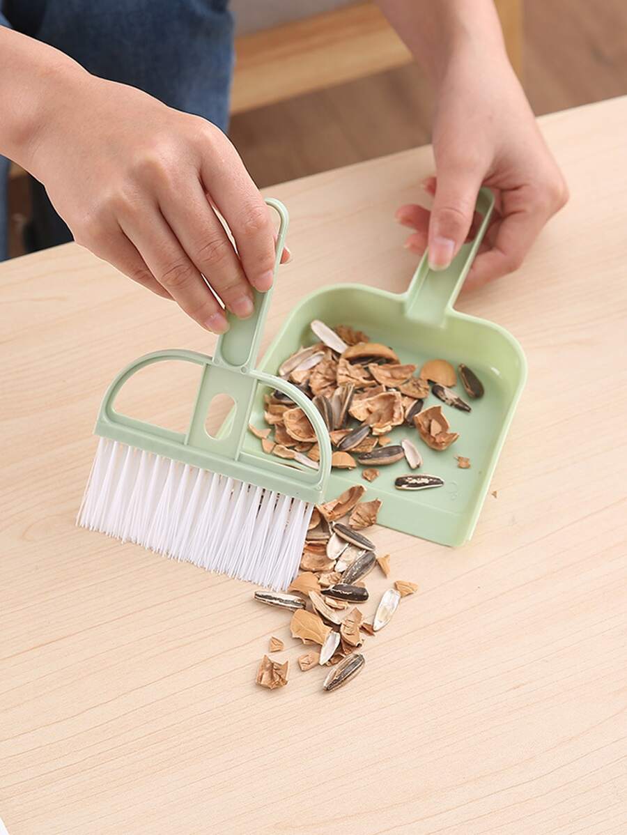 1入組書桌清潔刷附簸箕 - 彩色 - 查看 1