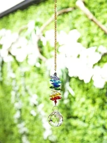 1pc Natural Crystal Wall Hanging - Multicolor - View 4