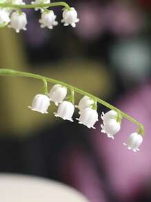 1入/3入/5入組人造白百合，北歐/INS風格家居裝飾和婚禮花束 - 白色 - 查看 7