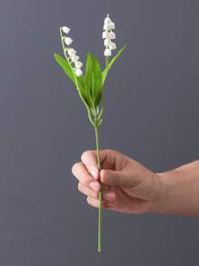 1入/3入/5入組人造白百合，北歐/INS風格家居裝飾和婚禮花束 - 白色 - 查看 8