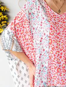 Áo sơ mi nữ In hoa Báo Boho - Nhiều màu - Xem 4