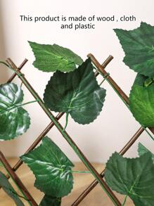 1入組綠色植物保護網狀,現代滌綸樹葉裝飾護欄網適用於花園 - 彩色 - 查看 6