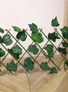 1入組綠色植物保護網狀,現代滌綸樹葉裝飾護欄網適用於花園 - 彩色 - 查看 7