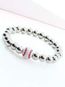 Vòng tay đính cườm trang trí bóng chày - Nhiều màu - Xem 1