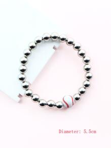 Vòng tay đính cườm trang trí bóng chày - Nhiều màu - Xem 4