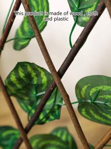 1 pieza con diseño de hoja exterior valla - Multicolor - Ver 4