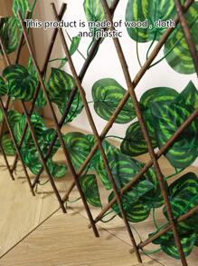 1 pieza con diseño de hoja exterior valla - Multicolor - Ver 5