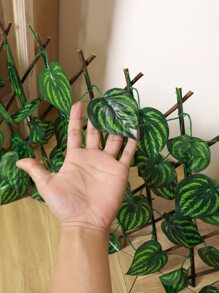 1 pieza con diseño de hoja exterior valla - Multicolor - Ver 6