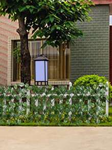 1 pieza con diseño de hoja exterior valla - Multicolor - Ver 7