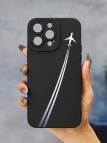 Airplane  Pattern Phone Case - Black and White - View 4
