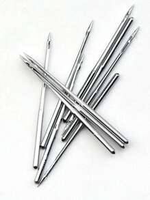 10入組不銹鋼縫衣針 - 銀色 - 查看 1