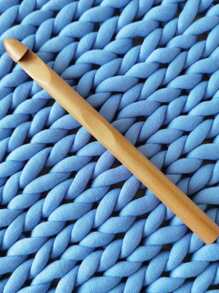 1pc Wooden Knitting Needle - Apricot - View 1