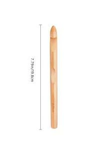 1pc Wooden Knitting Needle - Apricot - View 3