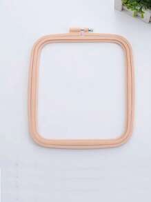 1pc Solid Color Cross Stitch Hook - Dusty Pink - View 1