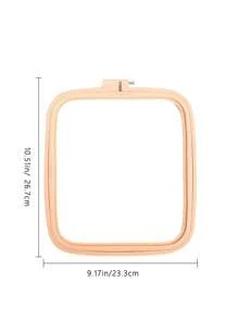 1pc Solid Color Cross Stitch Hook - Dusty Pink - View 3