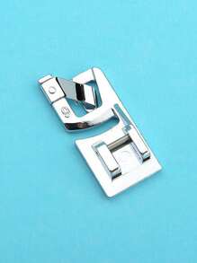 1pc Iron Alloy Sewing Machine Presser Foot - Silver - View 3