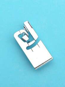 1pc Iron Alloy Sewing Machine Presser Foot - Silver - View 6