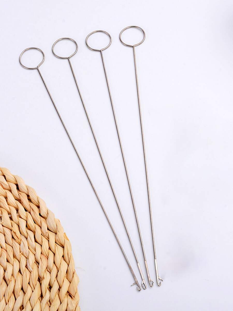 1入組不銹鋼穿線器 - 銀色 - 查看 1