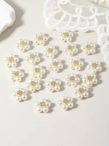 10入組ABS縫紉裝飾現代花形家居縫紉裝飾 - 彩色 - 查看 1