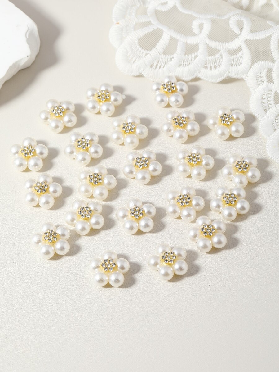 10入組ABS縫紉裝飾現代花形家居縫紉裝飾 - 彩色 - 查看 1